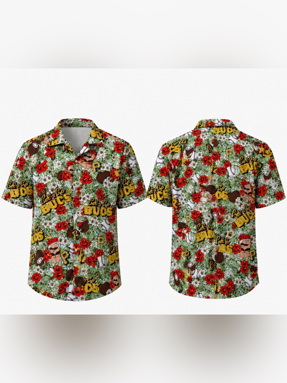 2026 Pittsburgh pirates Bucco luau weekend Hawaiian shirt SGA 6/13/26 unisex XL